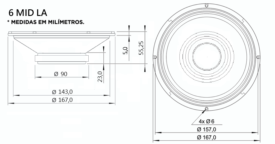 DIMENSÕES 6 MID LA